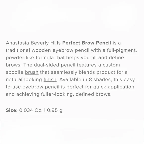 Anastasia Beverly Hills Perfect Brow Pencil Medium Brown Full Size Product - Picture 6 of 6